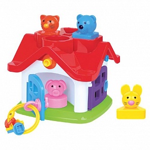 Логический теремок-сортер, в коробке (Полесье, п-9142)